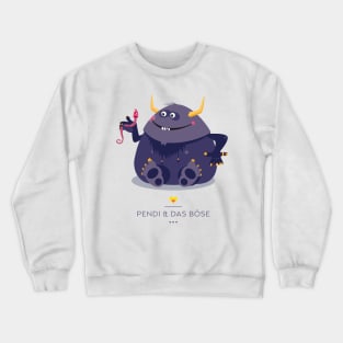 Illustration nursery little monsters - Pendi and the evil Crewneck Sweatshirt